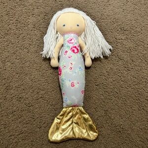 Alimrose mermaid gray doll with white hair‎